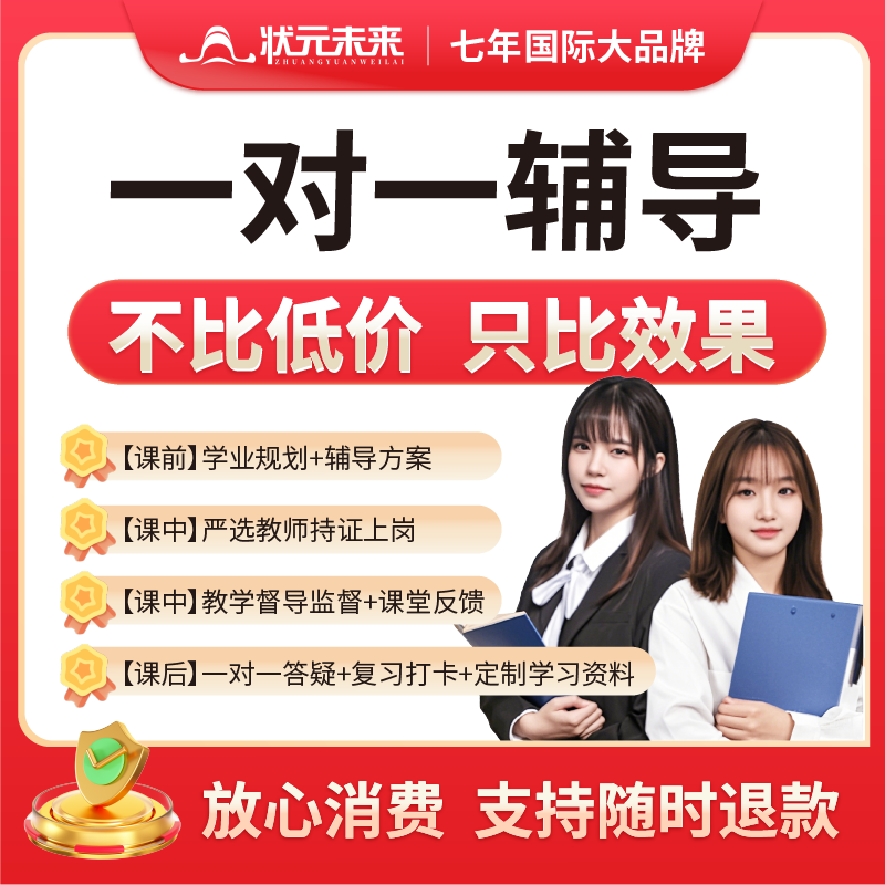 【中小学一对一】  小学初中高中一对一辅导家教老师数学物理化学网课线上对一直播+