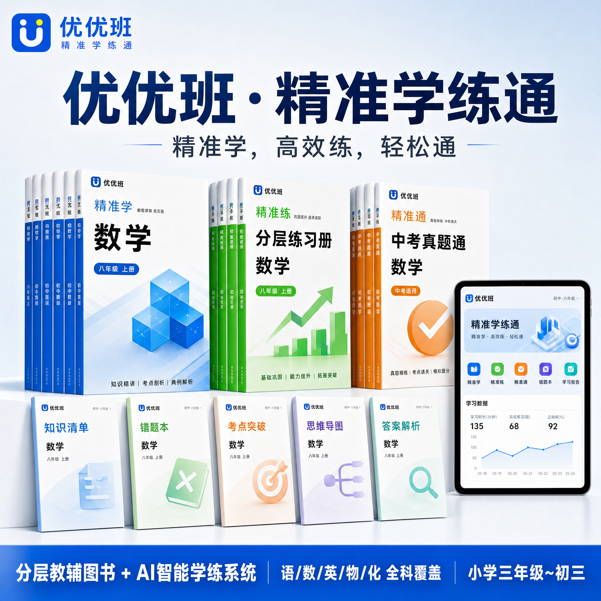 新版爱学习教材高思数学语文英语教材奥数教学视频套装正版
